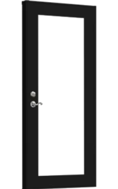 Puerta francesa FD160_01_negra