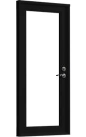 Puerta francesa FD160_02_negra